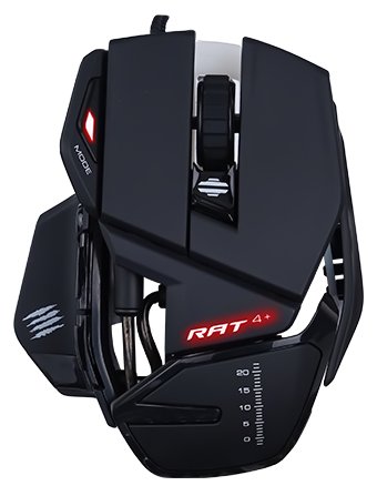 Mad Catz R.A.T.4+ - Maus - optisch - 9 Tasten