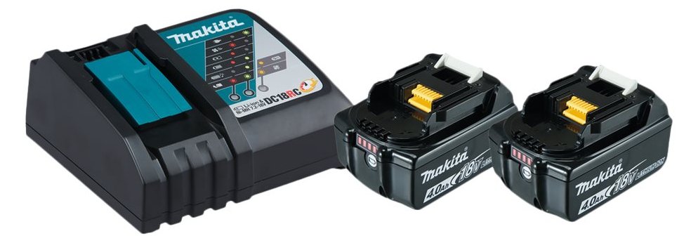 Makita DC18RC - Power Source Kit - Batterieladegerät + Batterie 2 x