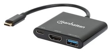 Manhattan 3-in-1 - Dockingstation - USB-C 3.2 Gen 1 von LumaTech