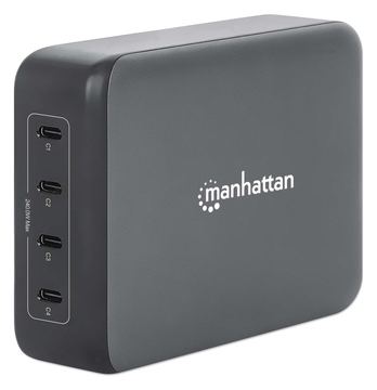 Manhattan 4-Port GaN USB Power Delivery-Ladestation 240W von LumaTech