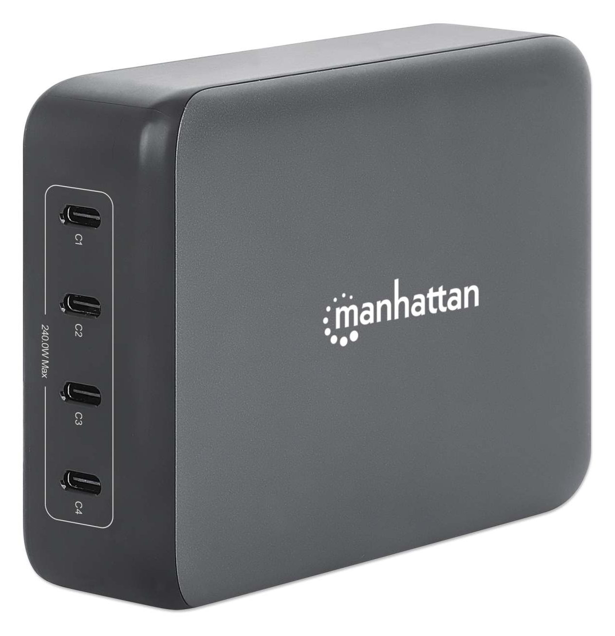Manhattan 4-Port GaN USB Power Delivery-Ladestation 240W