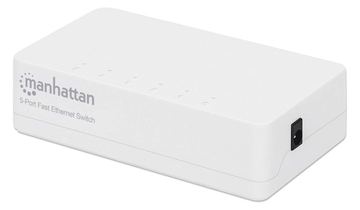 Manhattan 5-Port Fast Ethernet Switch, Plastic, Three Year Warranty, Box von LumaTech