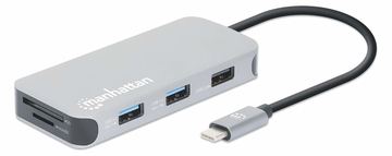 Manhattan 8-in-1 - Dockingstation - USB-C 3.2 Gen 1 von LumaTech