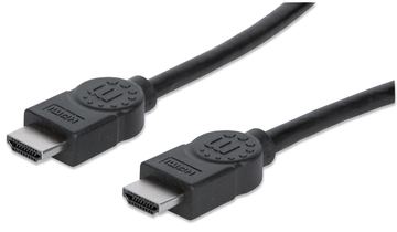 Manhattan HDMI Cable, 4K@30Hz (High Speed), 5m, Male to Male, Black, Equivalent to Startech HDMM5M, Ultra HD 4k x 2k von LumaTech