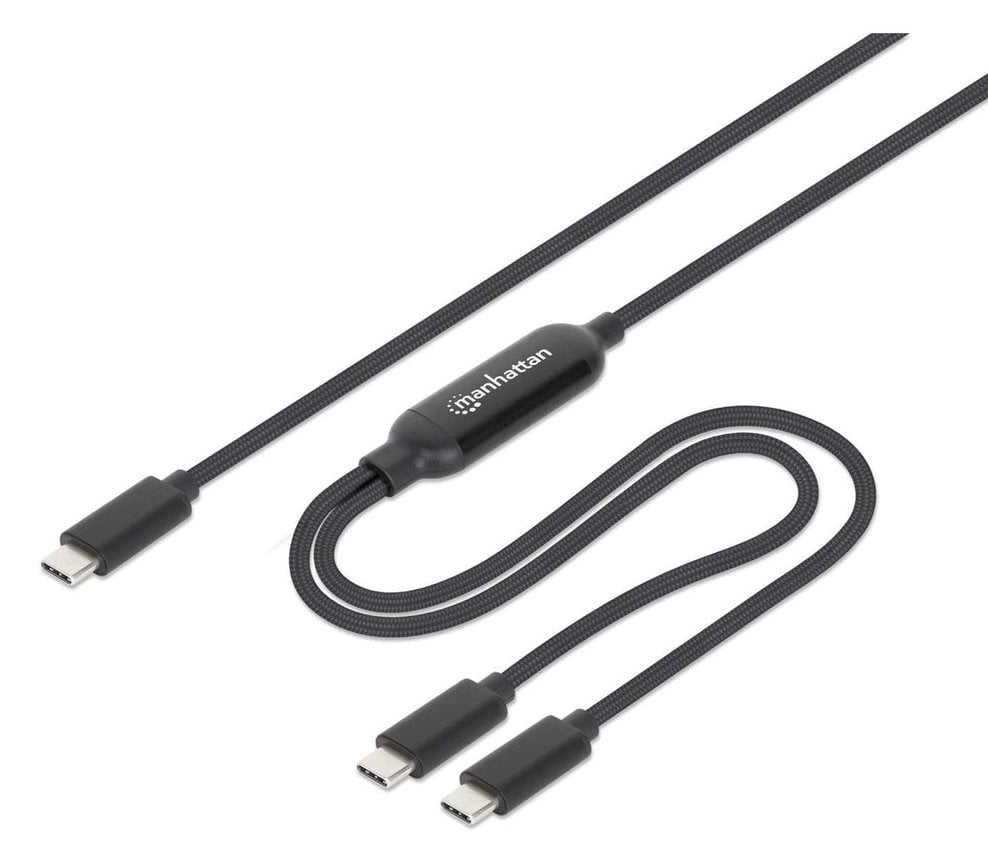 Manhattan Stromkabel - 24 pin USB-C (M) zu 24 pin USB-C (M)