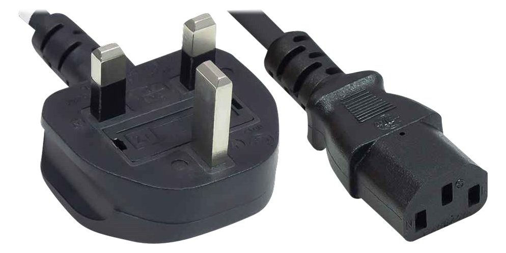 Manhattan Stromkabel - IEC 60320 C13 bis BS 1363 (M)