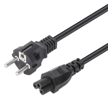 Manhattan Stromkabel C5 auf Schutzkontakt - Strom/Netzteil - 1 m von LumaTech