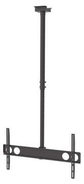 Manhattan TV & Monitor Mount, Ceiling, 1 screen, Screen Sizes: 37-75, Height: 105-156 cm, Black von LumaTech