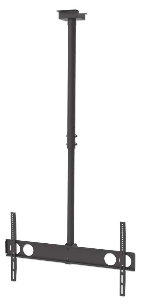 Manhattan TV & Monitor Mount, Ceiling, 1 screen, Screen Sizes: 37-75, Height: 105-156 cm, Black