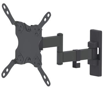 Manhattan TV & Monitor Mount, Wall, Full Motion, 1 screen, Screen Sizes: 13-42, Black, VESA 75x75 to 200x200, Max 20kg von LumaTech