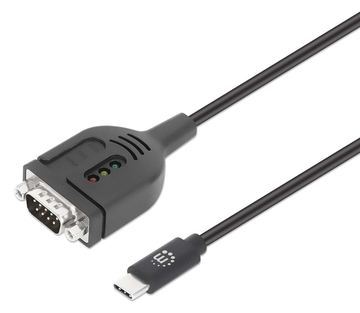 Manhattan USB-C auf Seriell DB9/RS232 Adapter PL2303GT - Adapter - Digital/Daten von LumaTech
