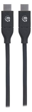 Manhattan USB-C to USB-C Cable, 2m, Male to Male, 480 Mbps (USB 2.0) von LumaTech