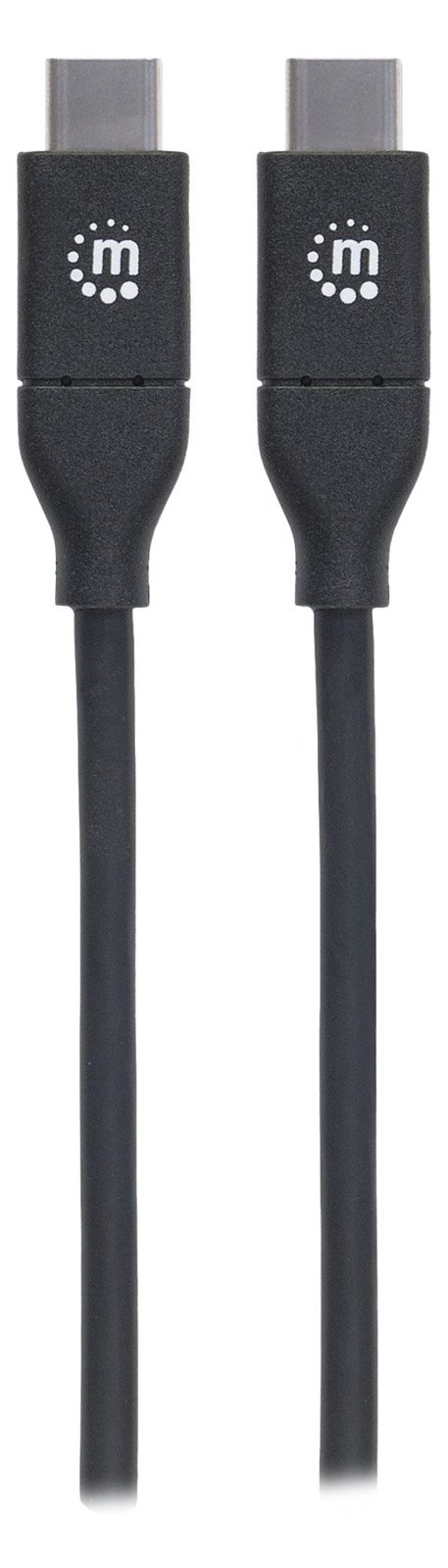 Manhattan USB-C to USB-C Cable, 2m, Male to Male, 480 Mbps (USB 2.0)