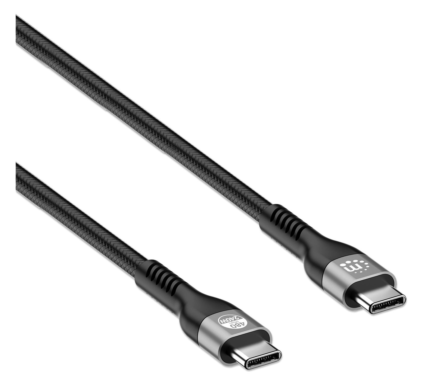 Manhattan USB-Kabel - 24 pin USB-C (M) umkehrbar zu 24 pin USB-C (M)