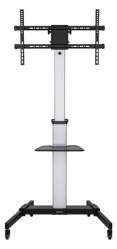Manhattan Wagen - für flat panel / AV System / notebook - Aluminium - Schwarz, Silber - Bildschirmgröße: 94-218cm von LumaTech