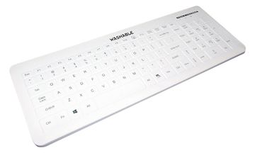 Man-Machine Very Cool Flat - Volle Größe (100%) - Kabelgebunden - USB - Weiß - TL: Deutsch, QWERTZ von LumaTech