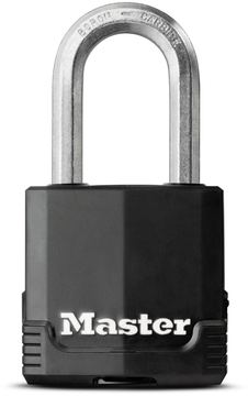 MasterLock 49 mm breites Excell Vorhängeschloss aus beschichtetem Stahl mit Abdeckung und 38 mm langem Bgel von LumaTech