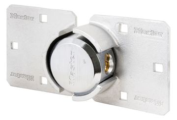 MasterLock 736EURD - Vorhängeschloss ohne Stahlbügel - Tastensperre - Gleichschließung - Silber - Stahl von LumaTech