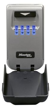 MasterLock Select Access Schlüsselkasten mit beleuchteten Zahlenrädern - Wandhalterung - Wandtresor - Grau - Schlüssel von LumaTech