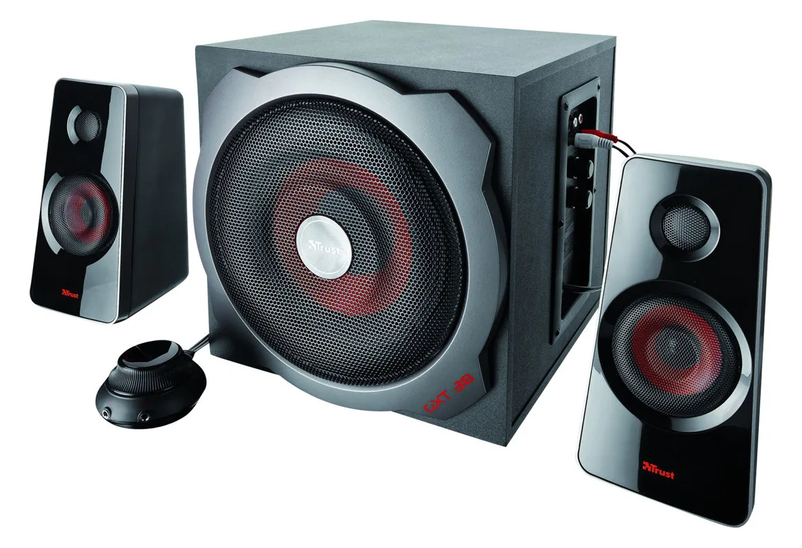 Trust GXT 38 - Lautsprechersystem - für PC - 2.1-Kanal - 60 Watt (Gesamt), Ansicht 3