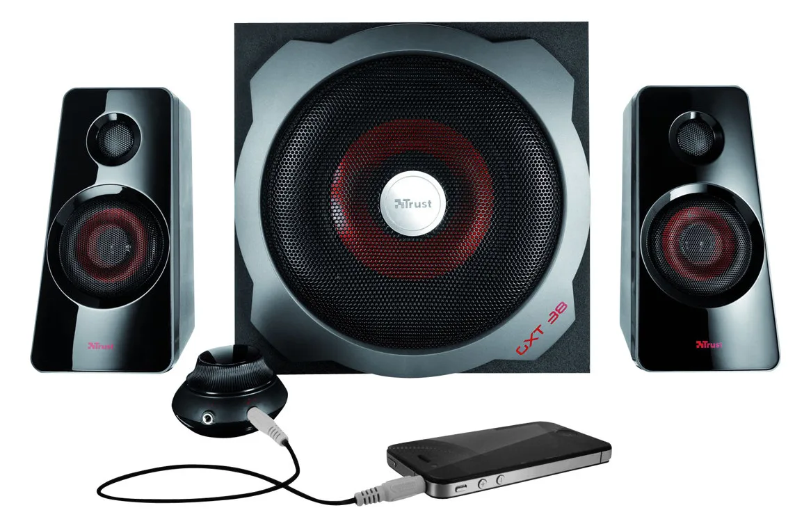 Trust GXT 38 - Lautsprechersystem - für PC - 2.1-Kanal - 60 Watt (Gesamt), Ansicht 4
