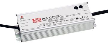 Meanwell MEAN WELL HLG-120H-24B - 120 W - IP67 - 90 - 305 V - 5 A - 24 V - 68 mm von LumaTech