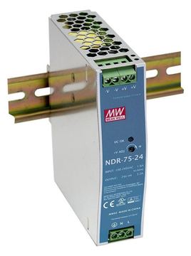 Meanwell Mean Well NDR-75 Series - Netzteil (DIN-Schienenmontage möglich) von LumaTech