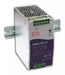 Meanwell MEAN WELL WDR-240-24 - 240 W - 180 - 550 V - 18 ms - 91% - Überspannung - Überhitzung - Überlastschutz