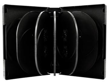MEDIARANGE BOX18 - DVD-Hülle - 12 Disks - Schwarz - Kunststoff - 120 mm - 136 mm von LumaTech