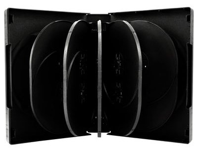 MEDIARANGE BOX18 - DVD-Hülle - 12 Disks - Schwarz - Kunststoff - 120 mm - 136 mm