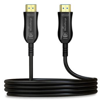MEDIARANGE HDMI High Speed Ethernet Kabel AOC 18Gibt/s - Kabel - Digital/Display/Video von LumaTech