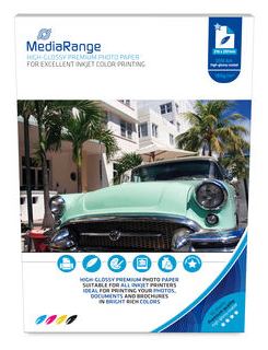 MEDIARANGE Hochglänzend - beschichtet - weiß - A4 (210 x 297 mm) von LumaTech