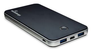 MEDIARANGE MR753 - Powerbank - 10000 mAh - 37 Wh - 22.5 Watt - 5 A - 3 Ausgabeanschlussstellen (2 x USB, 24 pin USB-C) von LumaTech