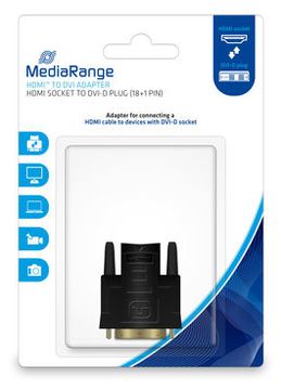 MEDIARANGE MRCS170 - DVI-D - HDMI - Schwarz von LumaTech