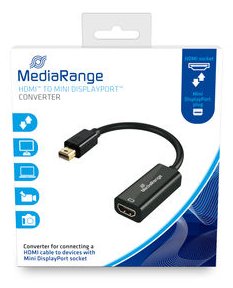 MEDIARANGE MRCS176 - 0,15 m - Mini DisplayPort - HDMI - Männlich - Weiblich - Gerade von LumaTech