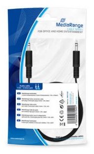 MEDIARANGE MRCS189 - 3.5mm - Männlich - 3.5mm - Männlich - 1,5 m - Schwarz von LumaTech