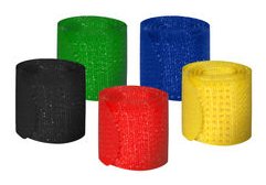 MEDIARANGE MRCS302 - Kabelbinder mit Klettverschluss - Nylon - Schwarz - Blau - Grün - Rot - Gelb - 215 mm - 16 mm