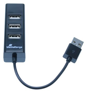 MEDIARANGE MRCS502 - Hub - 4 x USB 2.0 - Desktop von LumaTech