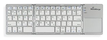 MEDIARANGE MROS133 - Tastatur - klappbar - mit Touchpad - TL: Deutsch, QWERTZ