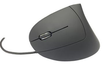 MEDIARANGE MROS231 - Linkshändig - Vertikale Ausführung - Optisch - USB Typ-A - 2400 DPI - Schwarz von LumaTech