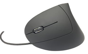 MEDIARANGE MROS231 - Linkshändig - Vertikale Ausführung - Optisch - USB Typ-A - 2400 DPI - Schwarz