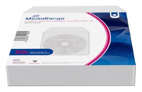 MEDIARANGE Plastiktaschen Mini CD-R u. DVD-R 50er Pack von LumaTech