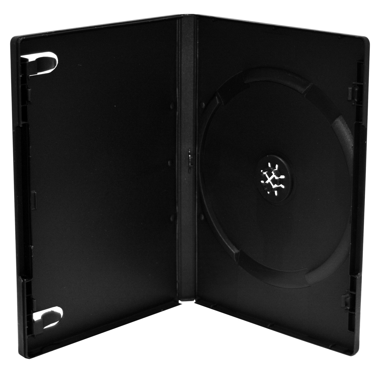 MEDIARANGE Retail-Pack DVD-Case Single - DVD-Videobox - Kapazität: 1 CD/DVD - Schwarz (Packung mit 5)