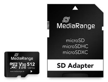 MEDIARANGE SD MicroSD Card UHS-1 Cl.10 inkl. Adapter - Micro SD von LumaTech