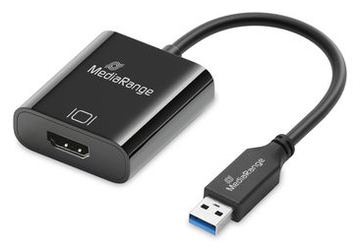 MEDIARANGE USB-A zu HDMI Audio und Video Konverter sw - Audio/Multimedia - Digital/Daten von LumaTech