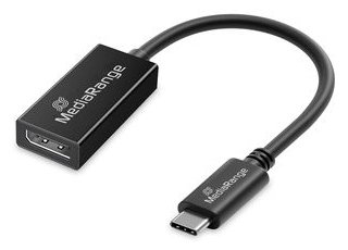 MEDIARANGE USB-C zu DP Audio/Video Konverter sw - Audio/Multimedia - Digital/Daten