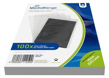 MEDIARANGE Zubehör CD-/DVD-Rohlinge - Schutzhülle - 1 Disks - Transparent - Kunststoff - Kunststoff - Wasserdicht von LumaTech