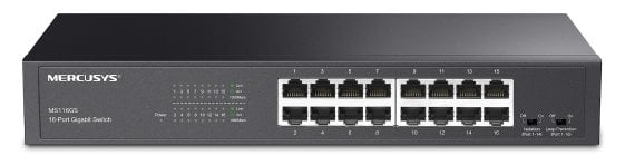 Mercusys MS116GS Desktop/Rackmount Switch - Switch - 1 Gbps