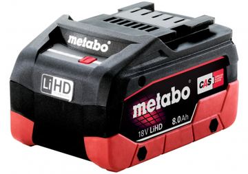 Metabo 625369000 - Akku - Hohe Lithium-Ionen-Dichte (LiHD) - 8 Ah - 18 V - Metabo - Schwarz - Rot von LumaTech