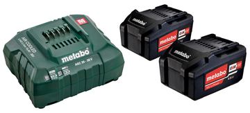 Metabo Starterset 18V, 4.0Ah, Li-Ionen, 2 Akkus [8.0Ah] [144Wh] von LumaTech